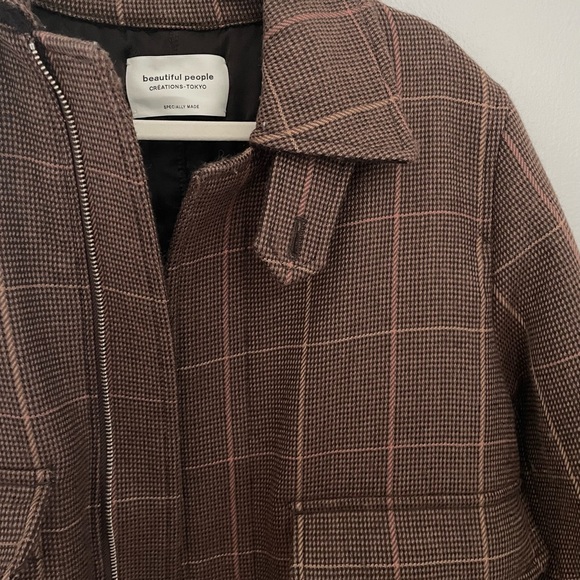 Vintage beautiful people plaid jacket - Picture 2 of 4